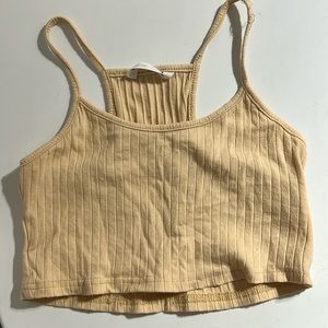 Yellow US 8yr old crop top tank top
